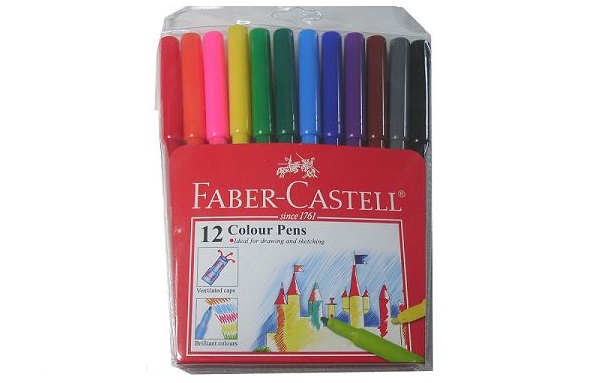 Faber-Castell 12色 水筆